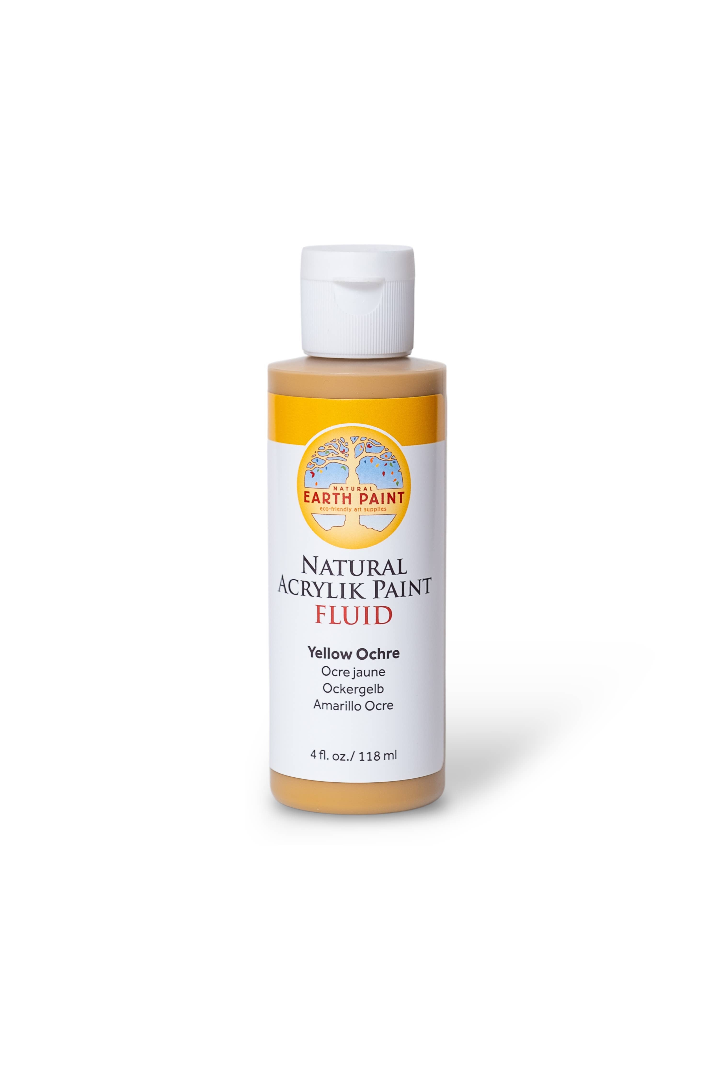 Fluid - Natural Acrylik Paint: Yellow Ochre / 4 fl oz
