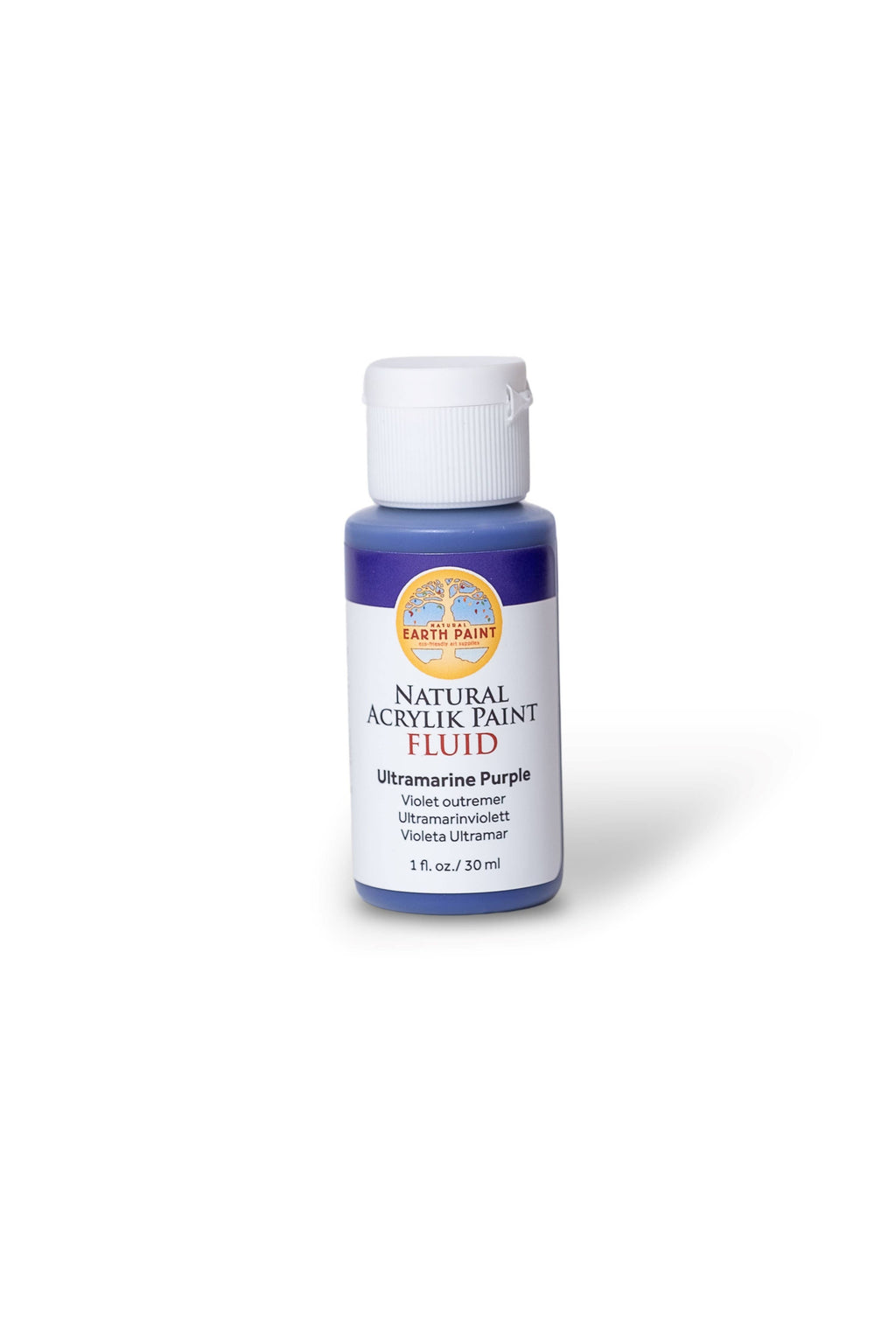 Fluid - Natural Acrylik Paint: Ultramarine Purple / 4 fl oz
