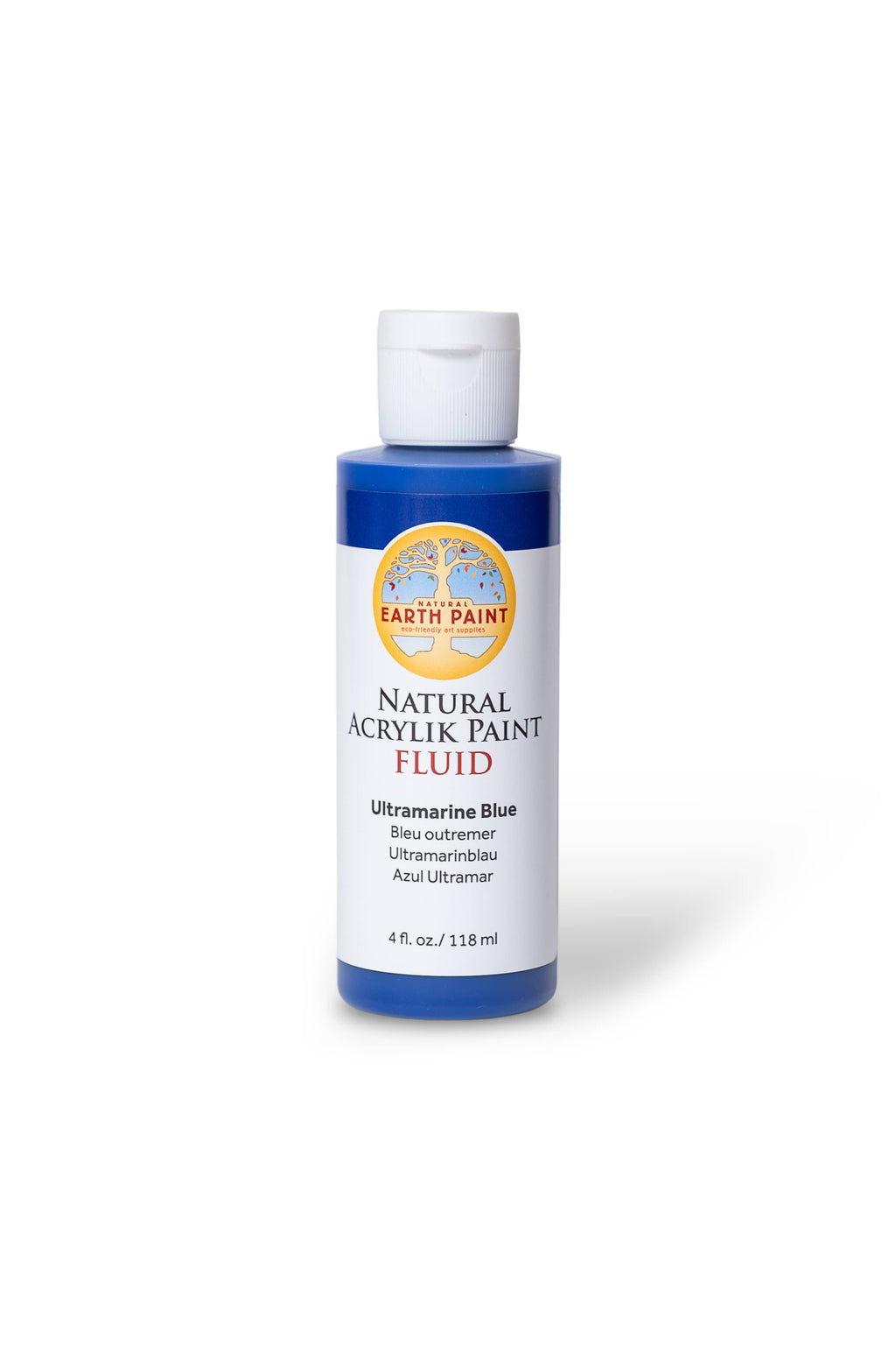 Fluid - Natural Acrylik Paint: Ultramarine Blue / 4 fl oz