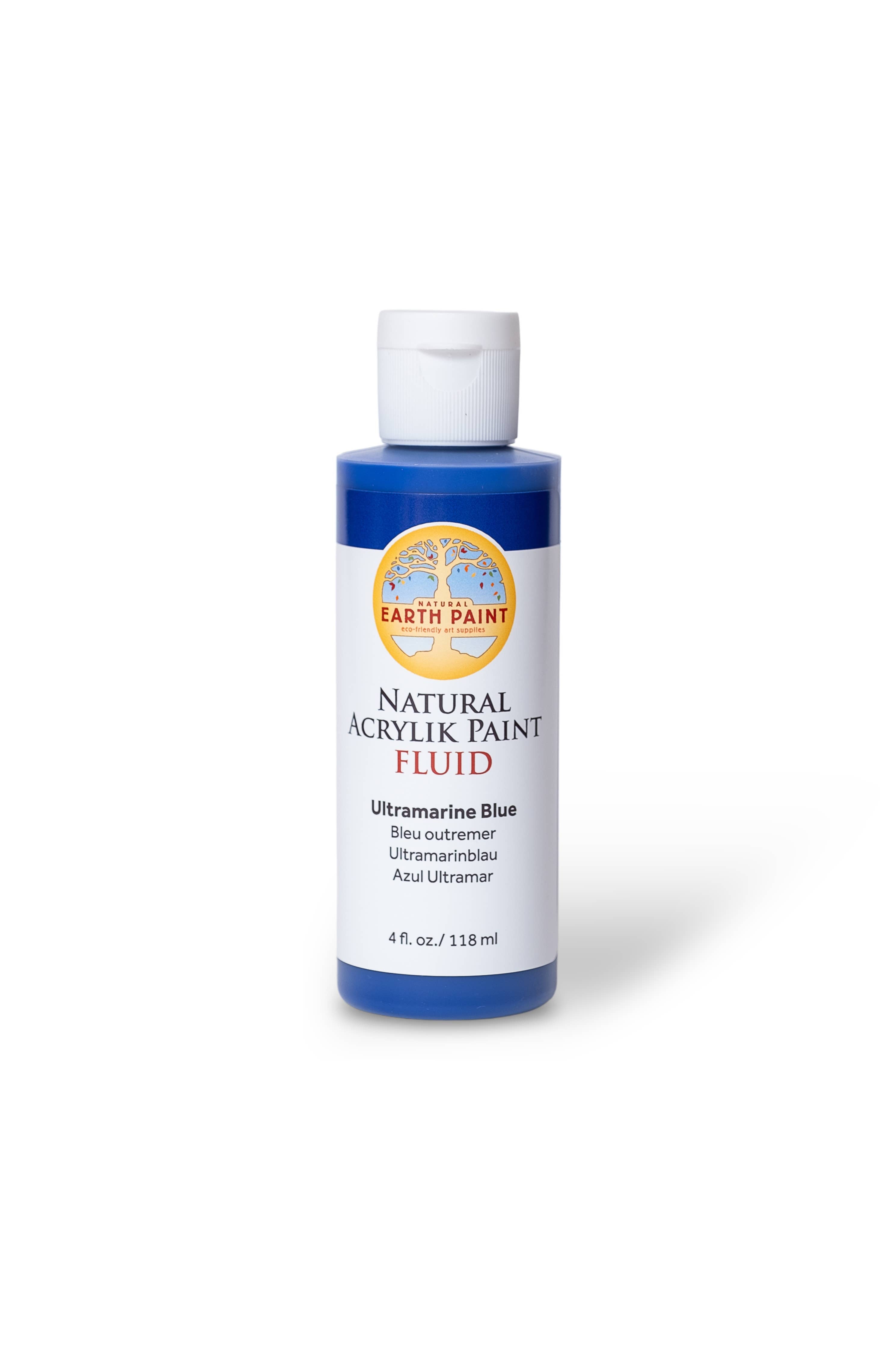 Fluid - Natural Acrylik Paint: Ultramarine Blue / 4 fl oz