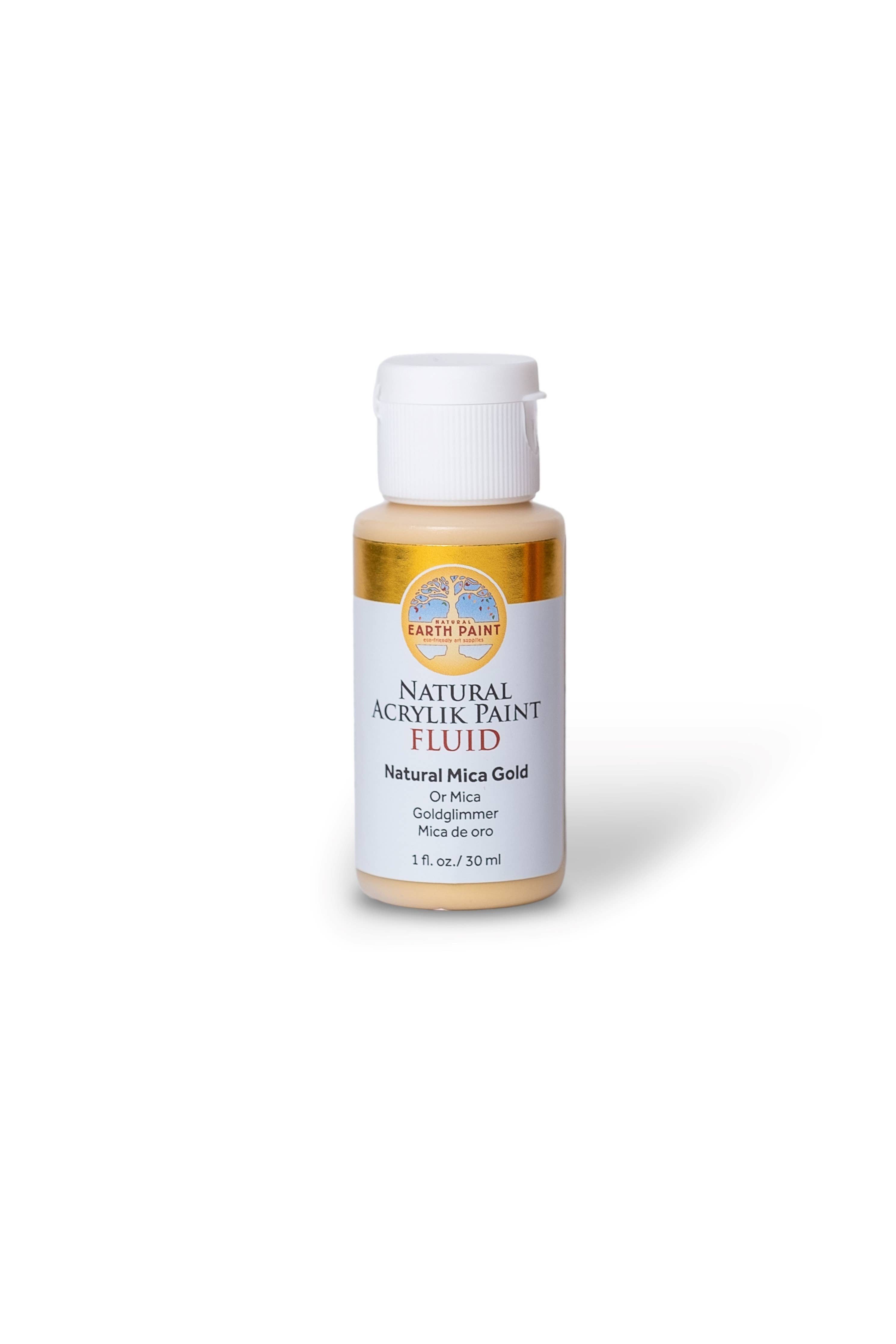 Fluid - Natural Acrylik Paint: Burnt Sienna / 4 fl oz