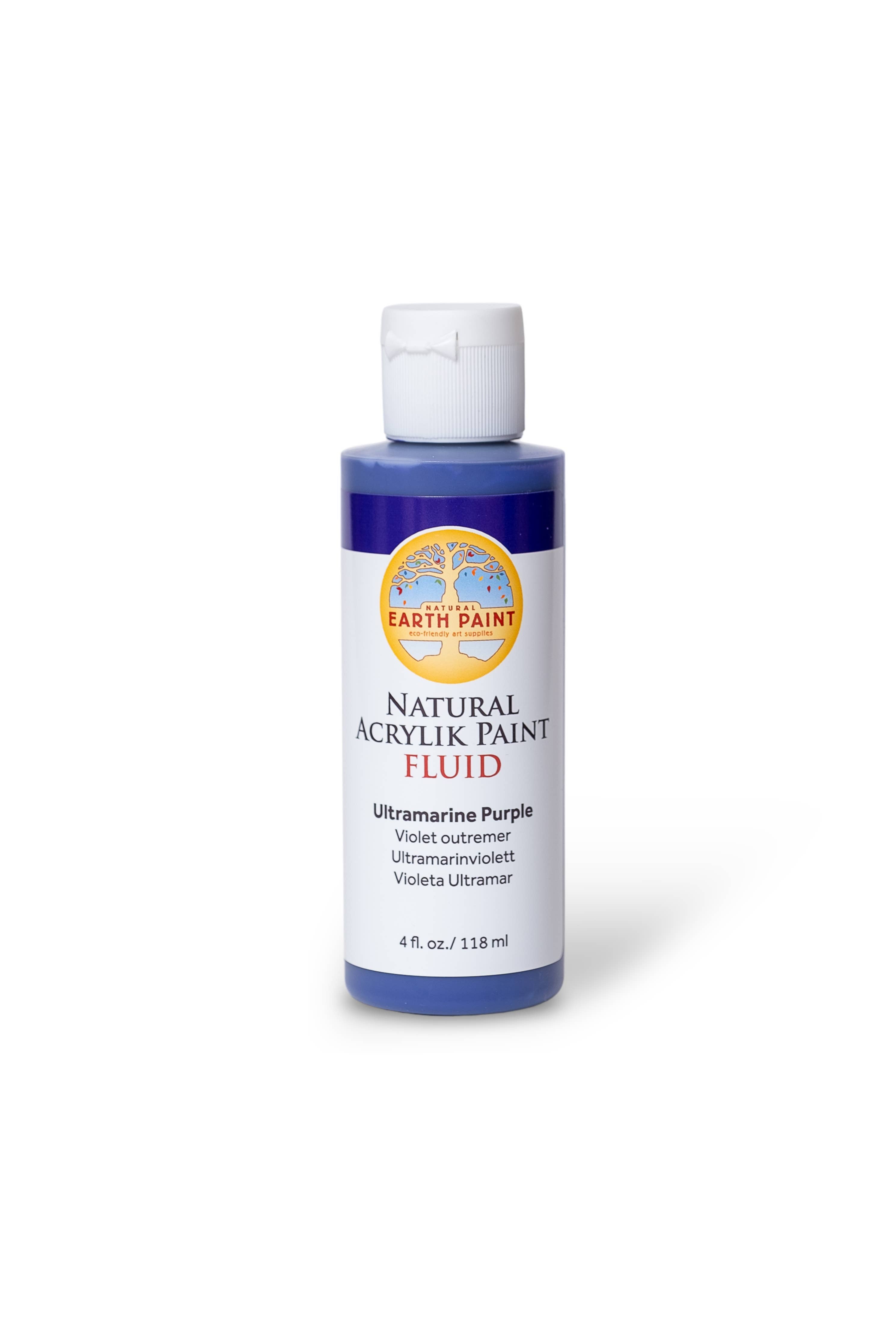 Fluid - Natural Acrylik Paint: Ultramarine Purple / 4 fl oz