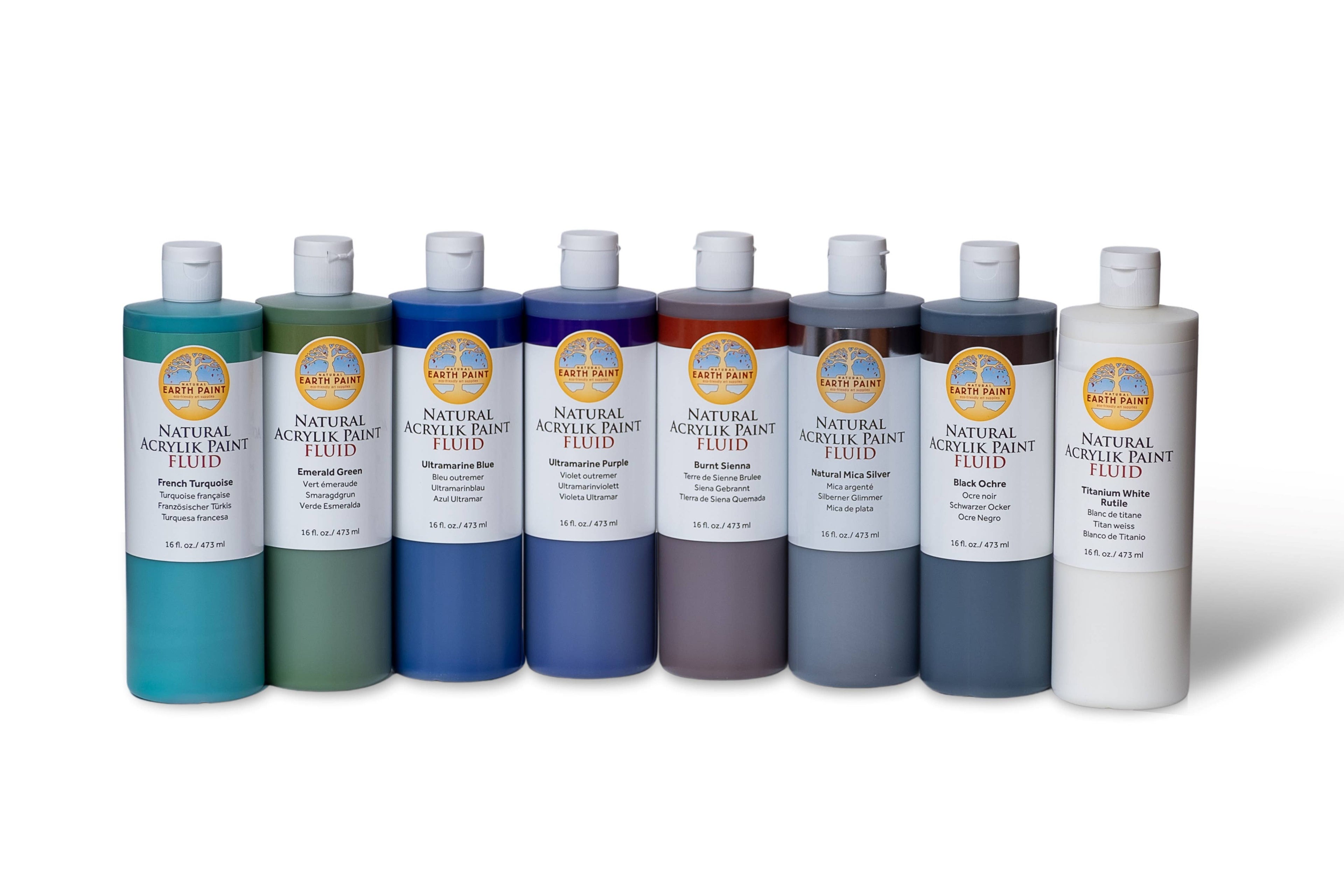 Fluid - Natural Acrylik Paint: Yellow Ochre / 4 fl oz