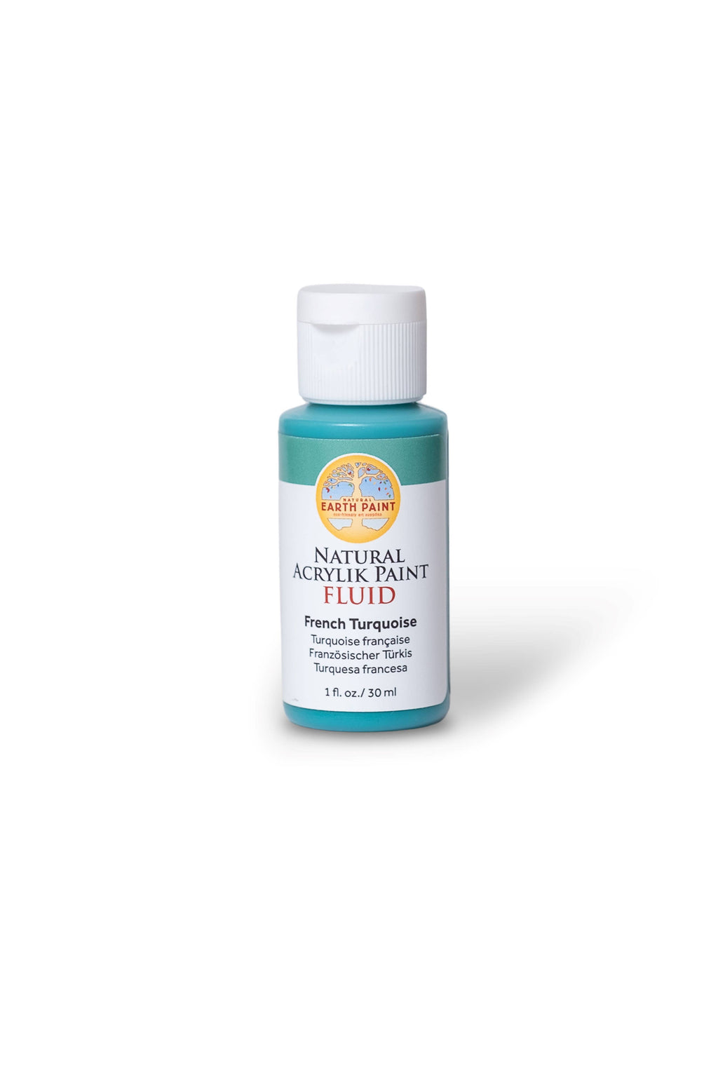 Fluid - Natural Acrylik Paint: Ercolano Orange / 4 fl oz