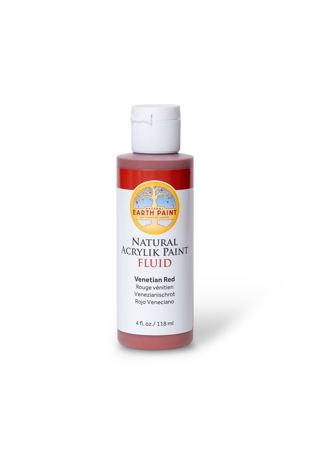 Fluid - Natural Acrylik Paint: Venetian Red / 4 fl oz