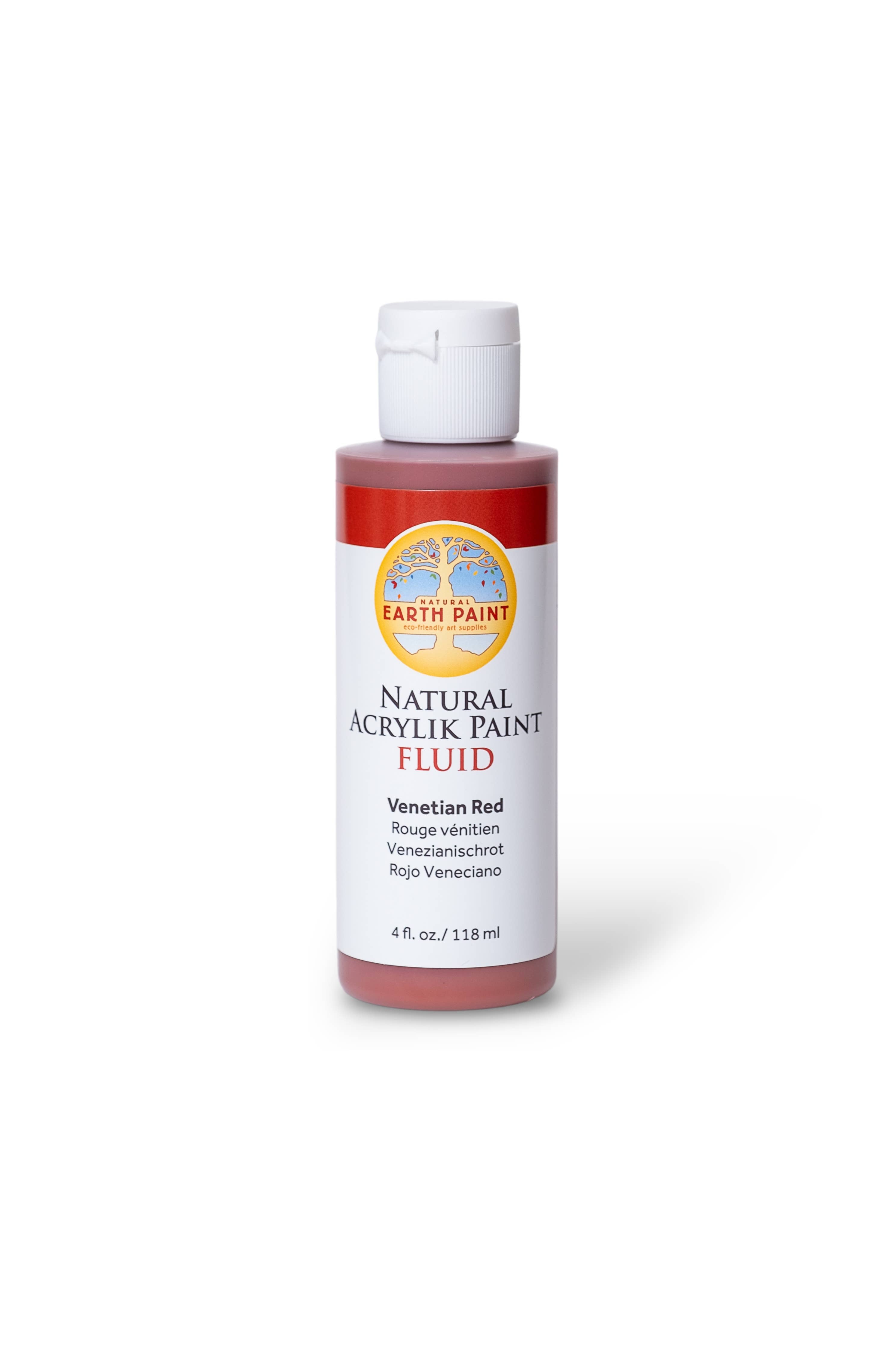 Fluid - Natural Acrylik Paint: Venetian Red / 4 fl oz