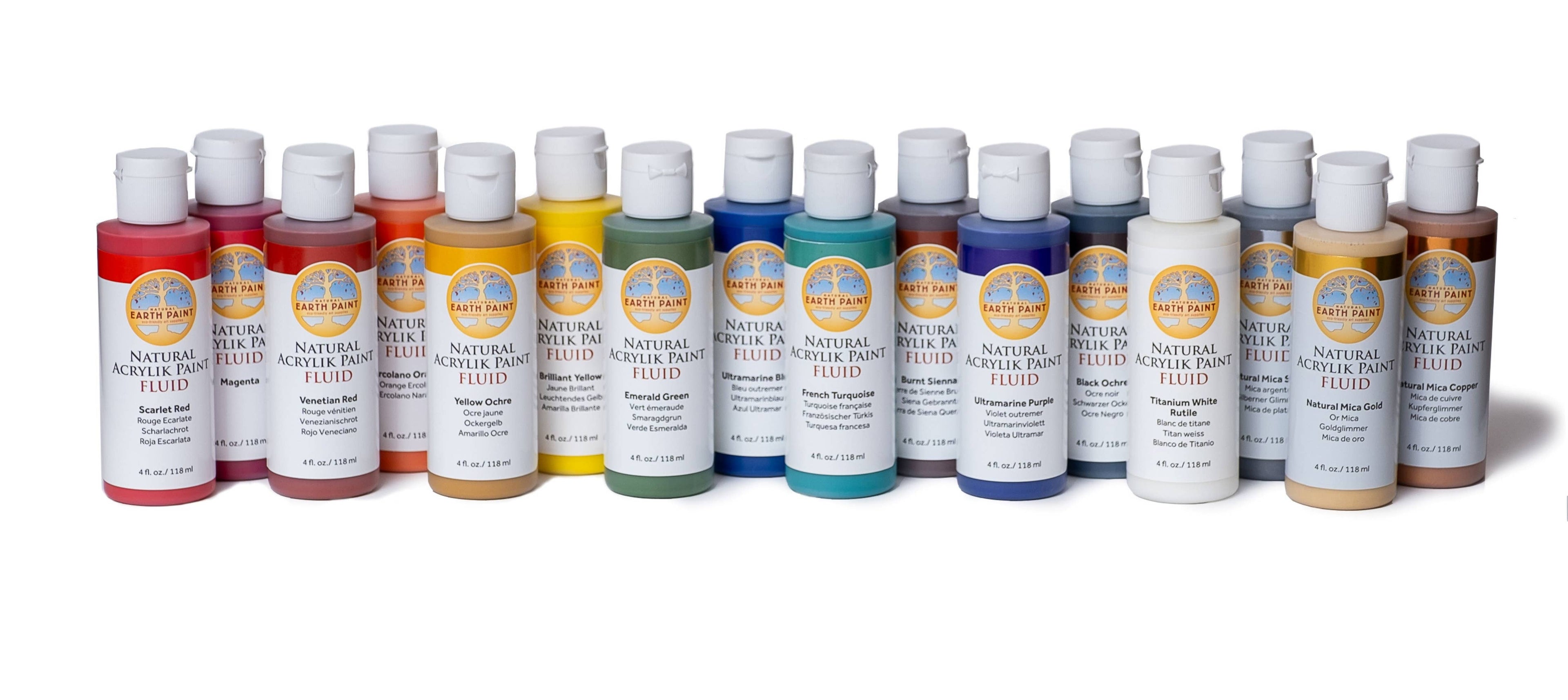 Fluid - Natural Acrylik Paint: Ultramarine Blue / 4 fl oz